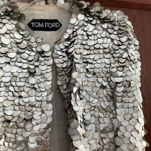 Tom Ford Vintage Mother-of-Pearl Sequin Jacket